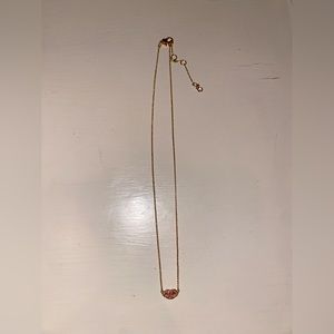 Kate Spade New York Pave Lips Necklace